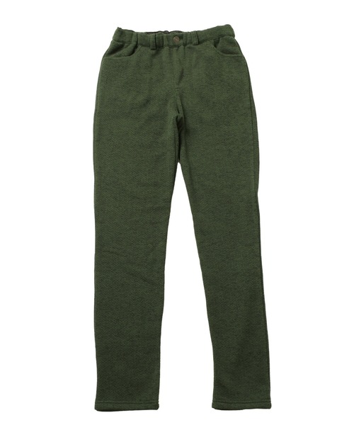 GLAZOS（グラソス）の「[スリム]ニットフリース・スリムパンツ（その他パンツ・キッズ・チャコールグレー/ダークグリーン/ネイビー・140cm/150cm/160cm/170cm）」の3枚目の写真