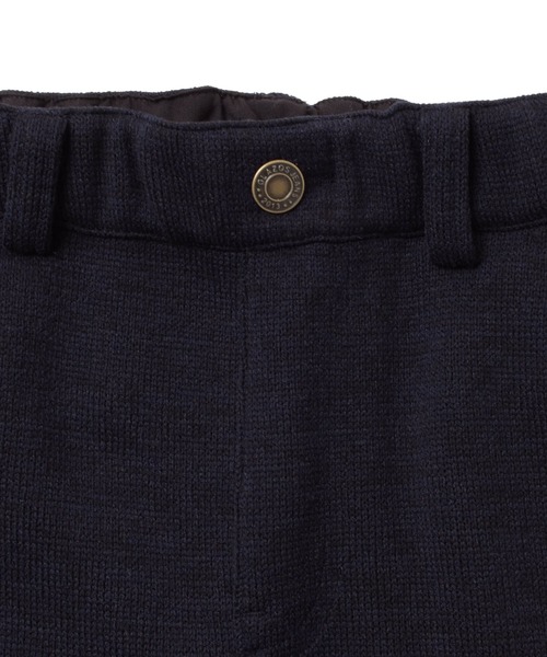 GLAZOS（グラソス）の「[スリム]ニットフリース・スリムパンツ（その他パンツ・キッズ・チャコールグレー/ダークグリーン/ネイビー・140cm/150cm/160cm/170cm）」の9枚目の写真