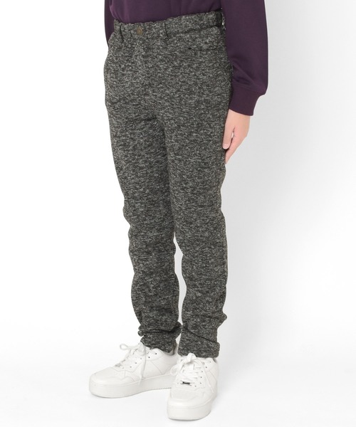 GLAZOS（グラソス）の「[スリム]ニットフリース・スリムパンツ（その他パンツ・キッズ・チャコールグレー/ダークグリーン/ネイビー・140cm/150cm/160cm/170cm）」の10枚目の写真