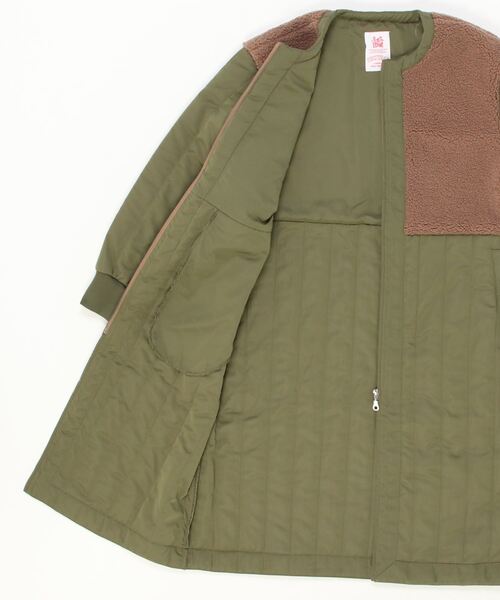 JACK & MARIE(ジャックアンドマリー)の「PEXWEAR コート PXW-MEW-223008 / PXW-MEW-223009(ノーカラーコート・レディース・ブラウン/ブラック・FREE)」の4枚目の写真