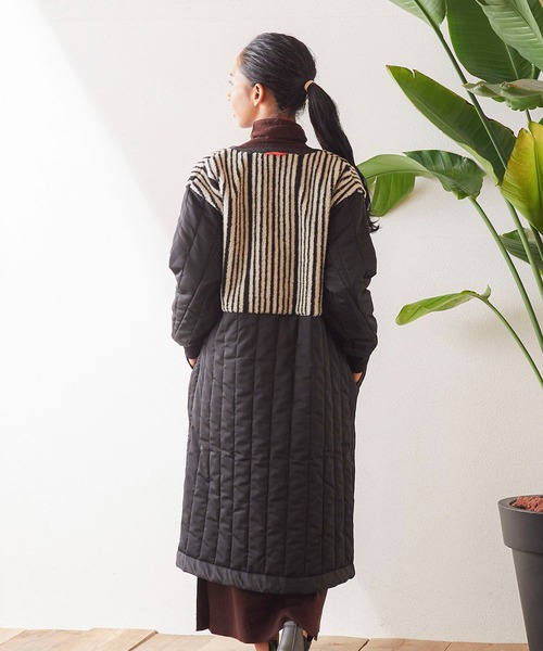 JACK & MARIE(ジャックアンドマリー)の「PEXWEAR コート PXW-MEW-223008 / PXW-MEW-223009(ノーカラーコート・レディース・ブラウン/ブラック・FREE)」の6枚目の写真