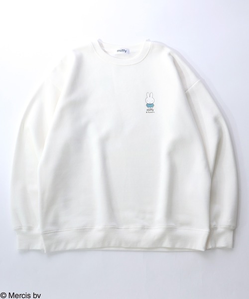 Miffy（ ミッフィー）の「Miffy（ミッフィー）キャラクタープリント裏起毛スウェットトップス/トレーナープルオーバー（スウェット・レディース・ホワイト/ホワイト系その他3/ベージュ系その他2/ブラック系その他2/ホワイト系その他2/ベージュ系その他/ホワイト系その他/ブラック系その他/ブラック系その他3/グレイッシュベージュ・M/L）」の11枚目の写真