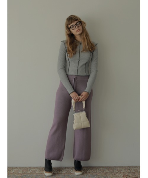 AMAIL（アマイル）の「Marshmallow gama bag（ショルダーバッグ・レディース・アイボリー/ブラック・FREE）」の7枚目の写真