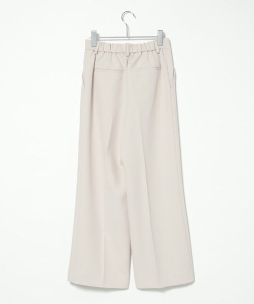 IKKA LOUNGE(イッカラウンジ)の「【洗濯機で洗える/セットアップ対応】ウォッシャブルワイドパンツ(その他パンツ・レディース・ライトグレー/ネイビー・S/M/L/XL)」の4枚目の写真