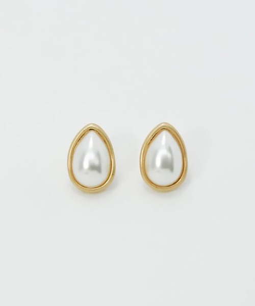 GOLDY(ゴールディ)の「【GOLDY】パール × メタル ドロップ シェイプ ピアス / 1221109 ※(ピアス(両耳用)・レディース・ゴールド/シルバー系その他/シルバー/ゴールド系その他2・FREE)」の8枚目の写真