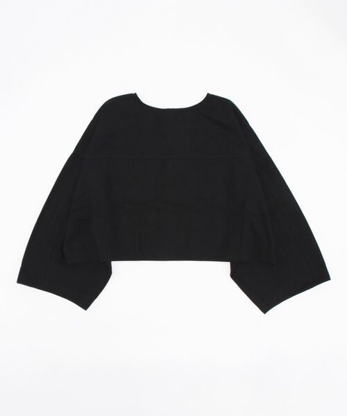STYLEBLOCK（スタイルブロック）の「綿ツイル前後2WAYオーバーブラウス（シャツ/ブラウス・レディース・オフホワイト/オリーブ/ブラック・M）」の2枚目の写真