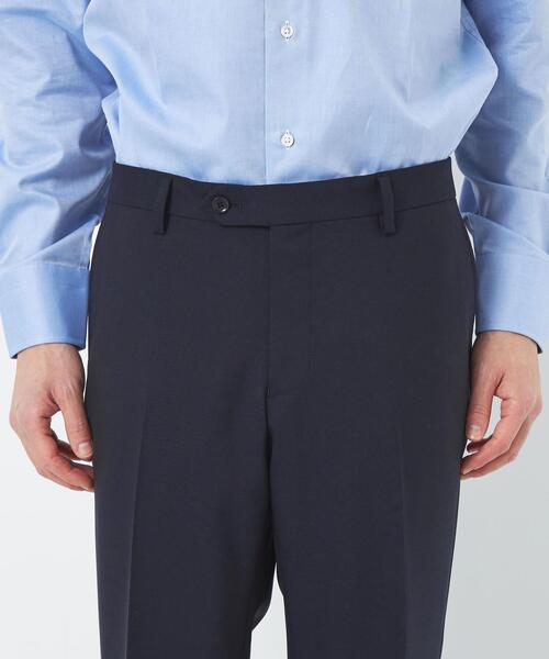 green label relaxing(グリーンレーベルリラクシング)の「<REDA×green label relaxing>トロ無地 ノープリーツ スーツパンツ(スーツパンツ・メンズ・ブラック/ダークグレー/ネイビー/グレー・72cm/80cm/84cm/88cm/92cm/76cm)」の12枚目の写真