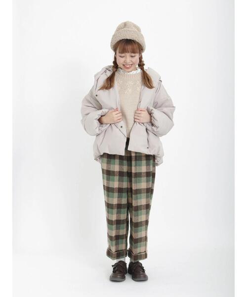 Samansa Mos2(サマンサ モスモス)の「裾ダブル柄アソートパンツ(その他パンツ・レディース・グリーン/モカ/ベージュ/ブラック・フリ-)」の13枚目の写真