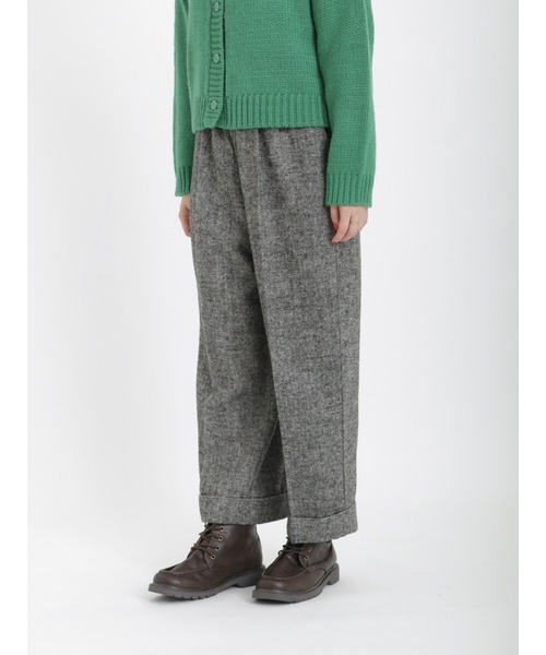 Samansa Mos2(サマンサ モスモス)の「裾ダブル柄アソートパンツ(その他パンツ・レディース・グリーン/モカ/ベージュ/ブラック・フリ-)」の2枚目の写真