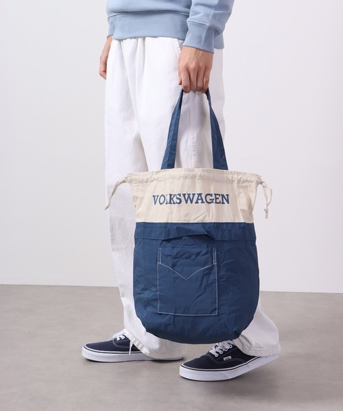 VOLKS WAGEN ポケッタブルツートントートバッグ（トートバッグ