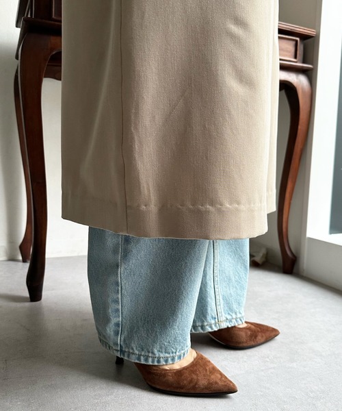 DouDou(ドゥドゥ)の「【WEB限定】2WAYロングジレワンピース(ベスト・レディース・ベージュ/ブルー/ブラック・FREE)」の15枚目の写真