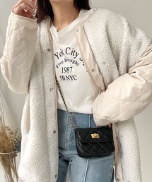 fifth | 2wayボア切替キルティングリバーシブルコート(その他アウター)