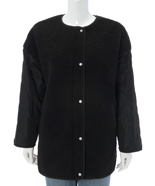 fifth（フィフス）の「2wayボア切替キルティングリバーシブルコート（その他アウター・レディース・アイボリー/ブラック・M）」の22枚目の写真