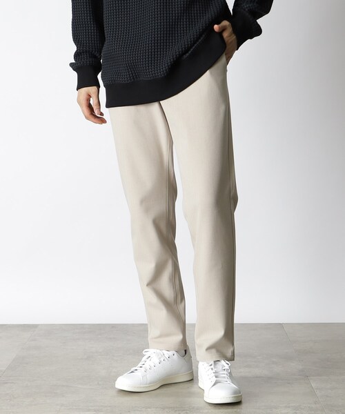 THE SHOP TK （ザ ショップ ティーケー ）の「◆【ON⇔OFF対応/360°ストレッチ】杢ヘリンボンテーパード7DAYSパンツ/7DAYS PANTS（その他パンツ・メンズ・ブラック/ライトベージュ/グレー系2/ネイビー系2/ライトグレー/ネイビー・01/02/03/04/05）」の12枚目の写真