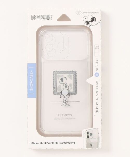 SNOOPY×OLD BETTY'S（スヌーピーカケルオールドベティーズ）の「SNG709 iPhone14/14 Pro/13/13Pro/12/12Pro 対応 ケース SNOOPY ピーナッツ SHOWCASE+（スマホケース/カバー・レディース・アイボリー/グレー/ホワイト/オフホワイト・FREE）」の11枚目の写真