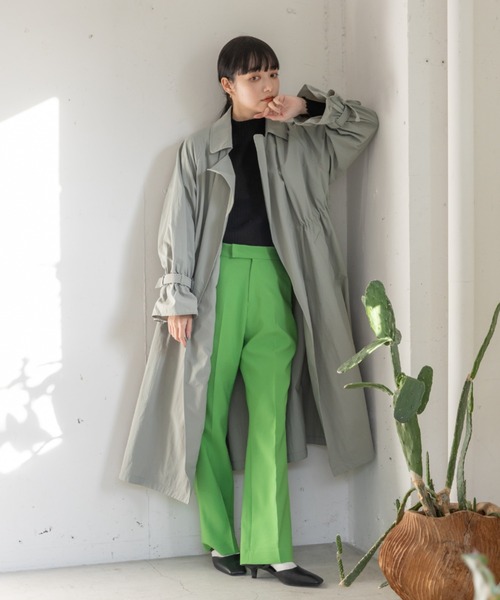LOWRYS FARM ドロストユルトレンチコート 楽天市場】【SALE／50%OFF】(W)ドロストユルトレンチコート