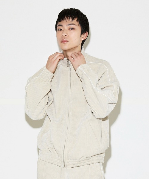 LEGENDA（レジェンダ）の「レジェンダ コーデュロイ ベロアトラックジャケット / LEGENDA Corduroy Velor Track Jacket（ブルゾン・メンズ・ブルー/ブラック/アイボリー・FREE）」の7枚目の写真