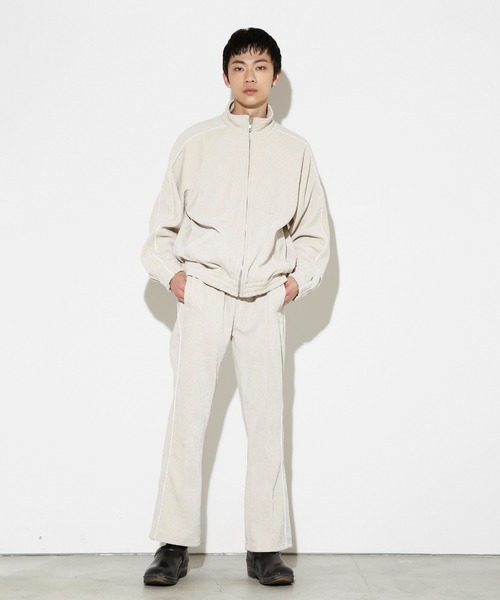 LEGENDA（レジェンダ）の「レジェンダ コーデュロイ ベロアトラックジャケット / LEGENDA Corduroy Velor Track Jacket（ブルゾン・メンズ・ブルー/ブラック/アイボリー・FREE）」の8枚目の写真