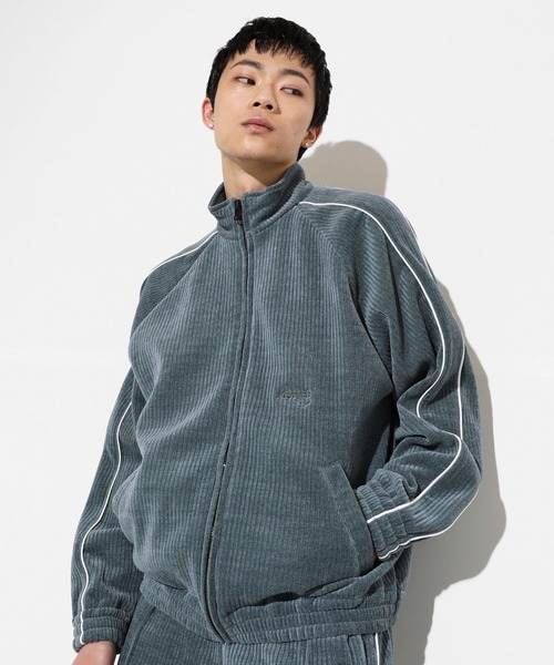LEGENDA（レジェンダ）の「レジェンダ コーデュロイ ベロアトラックジャケット / LEGENDA Corduroy Velor Track Jacket（ブルゾン・メンズ・ブルー/ブラック/アイボリー・FREE）」の18枚目の写真