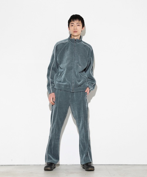 LEGENDA（レジェンダ）の「レジェンダ コーデュロイ ベロアトラックジャケット / LEGENDA Corduroy Velor Track Jacket（ブルゾン・メンズ・ブルー/ブラック/アイボリー・FREE）」の20枚目の写真