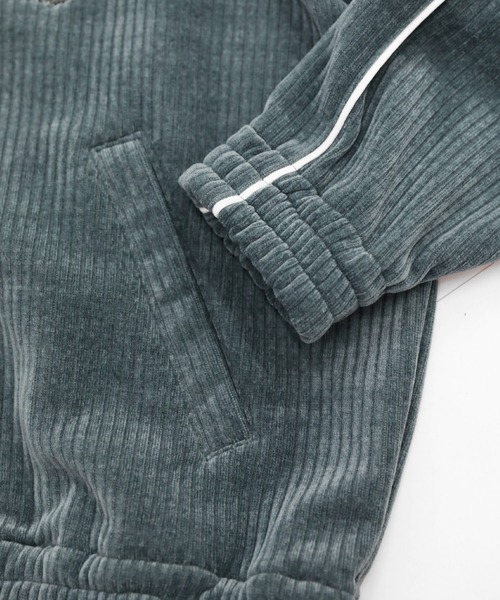 LEGENDA（レジェンダ）の「レジェンダ コーデュロイ ベロアトラックジャケット / LEGENDA Corduroy Velor Track Jacket（ブルゾン・メンズ・ブルー/ブラック/アイボリー・FREE）」の22枚目の写真