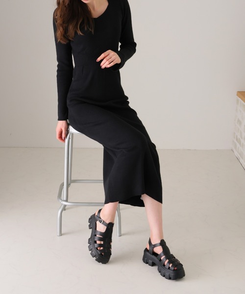 VIVIAN（ヴィヴィアン）の「厚底ボリュームソールグルカサンダル ZOZOTOWN+オフィシャルサイト限定商品（サンダル・レディース・ブラック・S/M/L）」の19枚目の写真