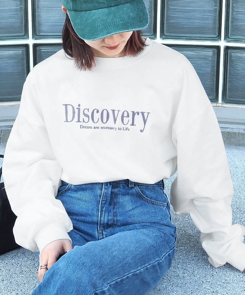 tiptop(ティップトップ)の「アソートロゴ刺繍ロンT(Tシャツ/カットソー・レディース・ホワイト系その他3/ブラック/ホワイト系その他4/ホワイト系その他5/ホワイト系その他/ホワイト系その他2/オフホワイト/ネイビー/サックスブルー・FREE)」の11枚目の写真