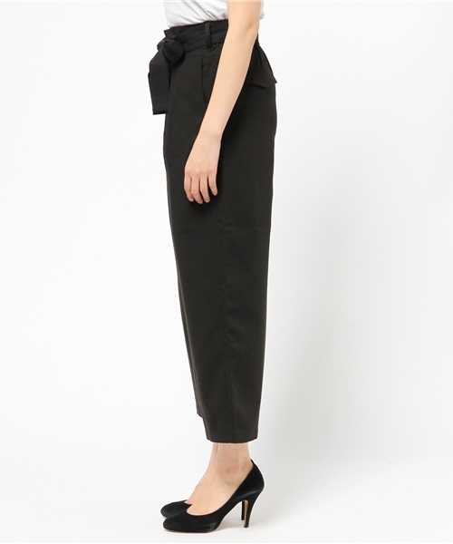 HARE（ハレ）の「フトベルトワイドタックパンツ(HARE)（スラックス・レディース・ブラック/グレー/インディゴブルー・FREE）」の5枚目の写真