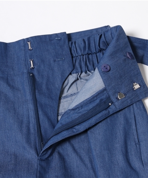 HARE（ハレ）の「フトベルトワイドタックパンツ(HARE)（スラックス・レディース・ブラック/グレー/インディゴブルー・FREE）」の18枚目の写真