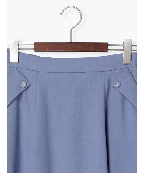 Te chichi（テチチ）の「フラップボタンフレアスカート（スカート・レディース・ネイビー/イエロー/ブルー・ﾌﾘ-）」の9枚目の写真