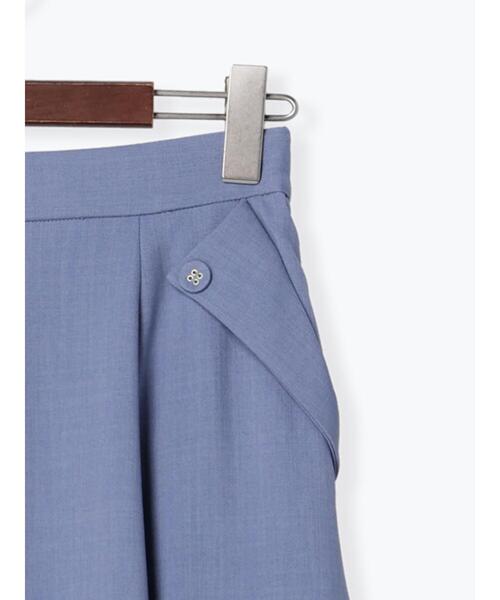 Te chichi（テチチ）の「フラップボタンフレアスカート（スカート・レディース・ネイビー/イエロー/ブルー・ﾌﾘ-）」の8枚目の写真