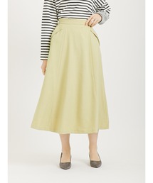 Te chichi | フラップボタンフレアスカート(スカート)