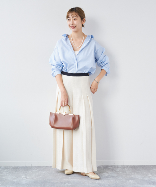 plage（プラージュ）の「Bicolor Tweed Wide パンツ（その他パンツ