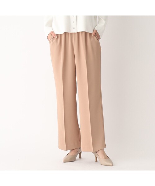 OPAQUE.CLIP（オペークドットクリップ）の「◆ストレッチイージーワイドパンツ【美脚シルエット】（その他パンツ・レディース・オフホワイト/ライトグレー/ベージュ/ブラック・34/36/38/40/42）」の13枚目の写真