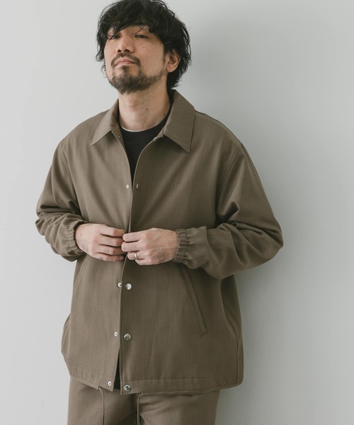 URBAN RESEARCH DOORS（アーバンリサーチドアーズ）の「『セットアップ対応』『吸水速乾』セオアルファコーチジャケット（ブルゾン・メンズ・ネイビー/ブラック/モカ・LARGE/MEDIUM）」の19枚目の写真