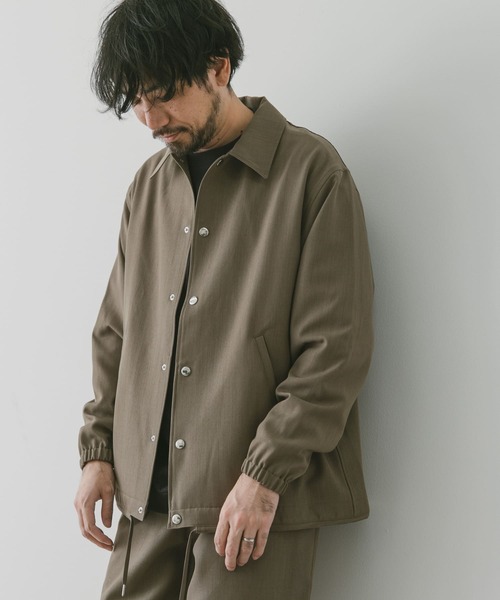 URBAN RESEARCH DOORS（アーバンリサーチドアーズ）の「『セットアップ対応』『吸水速乾』セオアルファコーチジャケット（ブルゾン・メンズ・ネイビー/ブラック/モカ・LARGE/MEDIUM）」の20枚目の写真