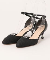 アンクルストラップセパレートパンプス