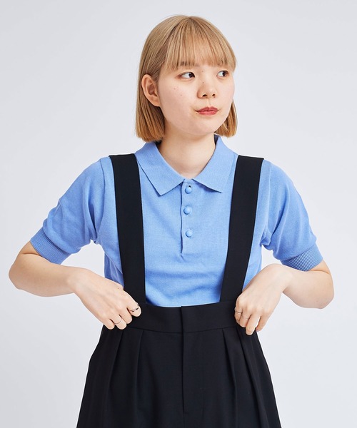 ✔️ タグ付き 未使用 アイアムアイインファクト マルチポケットシャツ 日本製 I am I in fact（アイアムアイインファクト）の「COTTON KNIT