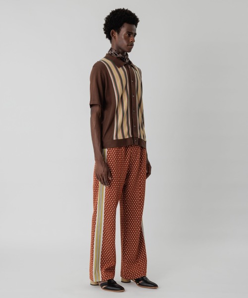 Sasquatchfabrix 美品✨22AW モックネックニット ブラウン L Sasquatchfabrix 美品✨22AW モックネックニット ブラウン L