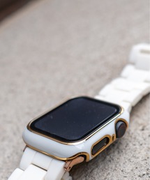 zandy（ズィーアンドワイ）の「zandy/ズィー・アンド・ワイ Apple Watch【ツヤハードケース】 アップルウォッチケース カバー ハードツヤタイプ 全面保護 ガラスフィルム一体式  //// case4（デジタル腕時計）」