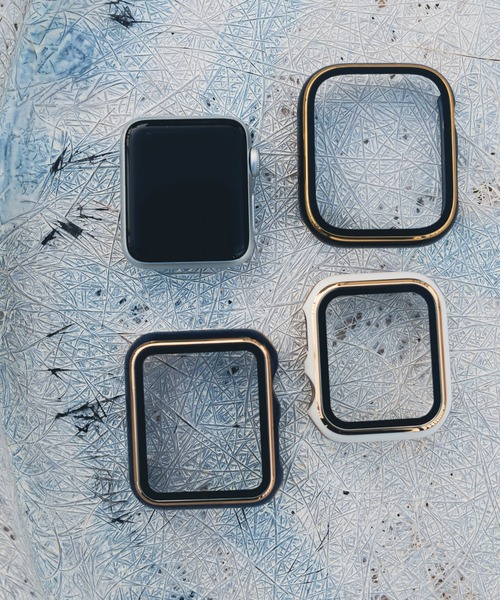 zandy(ズィーアンドワイ)の「zandy/ズィー・アンド・ワイ Apple Watch【ツヤハードケース】 アップルウォッチケース カバー ハードツヤタイプ 全面保護 ガラスフィルム一体式 /// case4(デジタル腕時計・メンズ・グリーン/ピンク/レッド/ブラック/ホワイト/ネイビー・40/44)」の17枚目の写真