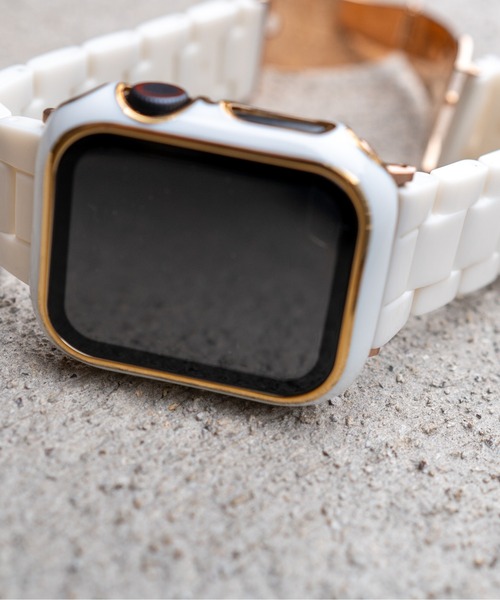 zandy(ズィーアンドワイ)の「zandy/ズィー・アンド・ワイ Apple Watch【ツヤハードケース】 アップルウォッチケース カバー ハードツヤタイプ 全面保護 ガラスフィルム一体式 /// case4(デジタル腕時計・メンズ・グリーン/ピンク/レッド/ブラック/ホワイト/ネイビー・40/44)」の19枚目の写真