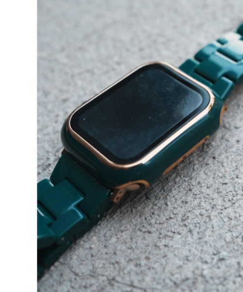 zandy(ズィーアンドワイ)の「zandy/ズィー・アンド・ワイ Apple Watch【ツヤハードケース】 アップルウォッチケース カバー ハードツヤタイプ 全面保護 ガラスフィルム一体式 /// case4(デジタル腕時計・メンズ・グリーン/ピンク/レッド/ブラック/ホワイト/ネイビー・40/44)」の21枚目の写真