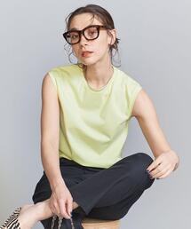 BEAUTY&YOUTH UNITED ARROWS | クリアハイゲージコットンブレンド ノースリーブカットソー(Tシャツ/カットソー)