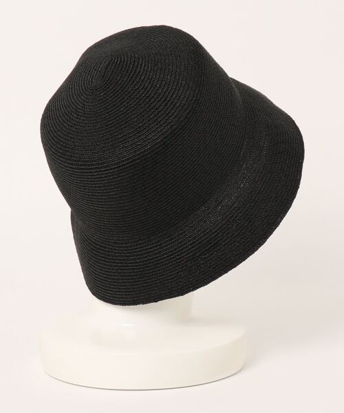 MAJESTIC LEGON（マジェスティックレゴン）の「ペーパーミックスバケハ（ハット・レディース・ブラック/ベージュ・FREE）」の3枚目の写真