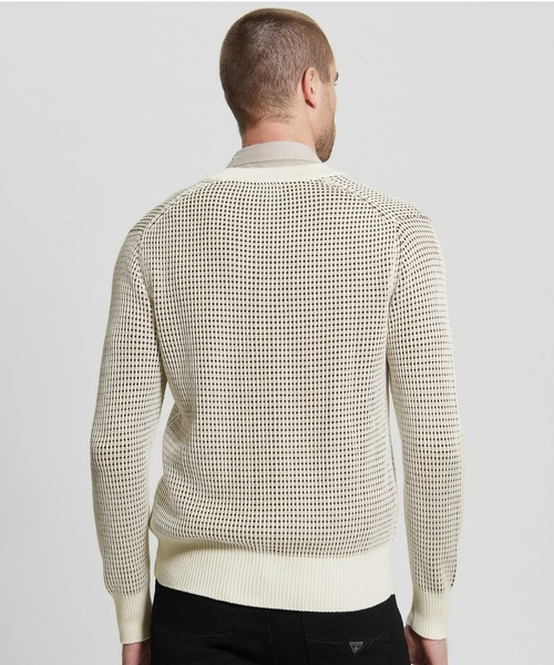 Guess(ゲス)の「Eco Tom Cardigan(カーディガン/ボレロ・メンズ・ベージュ・X-LARGE/MEDIUM/LARGE/SMALL)」の4枚目の写真