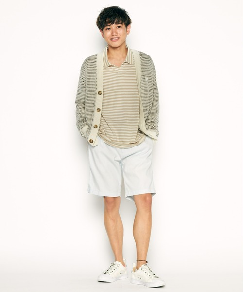 Guess(ゲス)の「Eco Tom Cardigan(カーディガン/ボレロ・メンズ・ベージュ・X-LARGE/MEDIUM/LARGE/SMALL)」の7枚目の写真