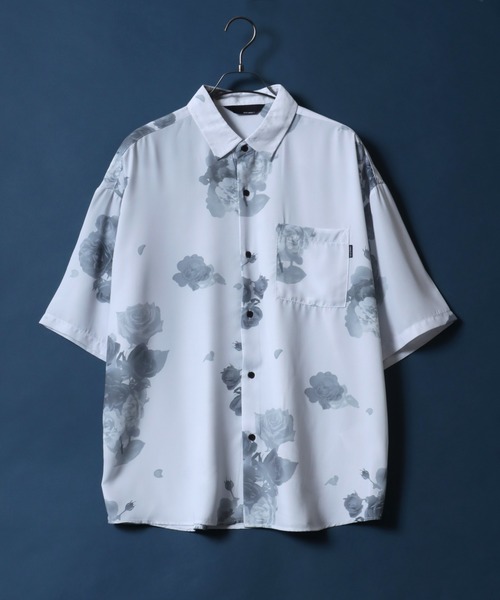 ANPAS(アンパス)の「Cool Touch Total Pattern Print Oversized Silky Shirt/接触冷感 総柄プリント オーバーサイズ シルクタッチ シャツ(シャツ/ブラウス・メンズ・ブラック系その他/グリーン系その他/ホワイト系その他2/ホワイト系その他4/ホワイト系その他5/ブラック系その他2/ブラック系その他3/ブラック系その他4/ブラック系その他5/ホワイト系その他/ホワイト系その他3/ブラック/グレー/ホワイト/ブルー系その他/ホワイト系その他6/ブラック系その他7/ブラック系その他6/ブラック系/ブラック系1/ホワイト系その他7/グレー系その他/ブルー・L/M)」の19枚目の写真