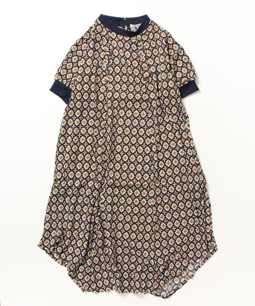 sandy（サンディー）の「【sandy】プリントフリルワンピース（ワンピース・レディース・ブルーグリーン/カーキ・FREE）」の2枚目の写真