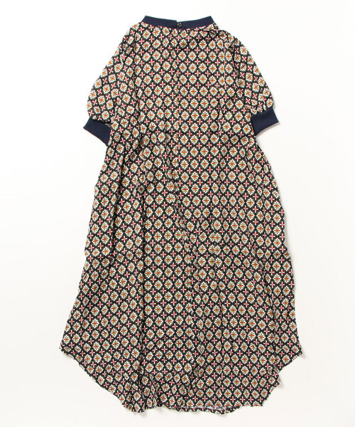 sandy（サンディー）の「【sandy】プリントフリルワンピース（ワンピース・レディース・ブルーグリーン/カーキ・FREE）」の3枚目の写真